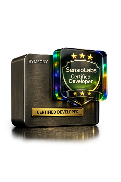 Symfony SensioLabs Certified Developer badge