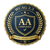Σήμα συμμόρφωσης WCAG 2.2 AA